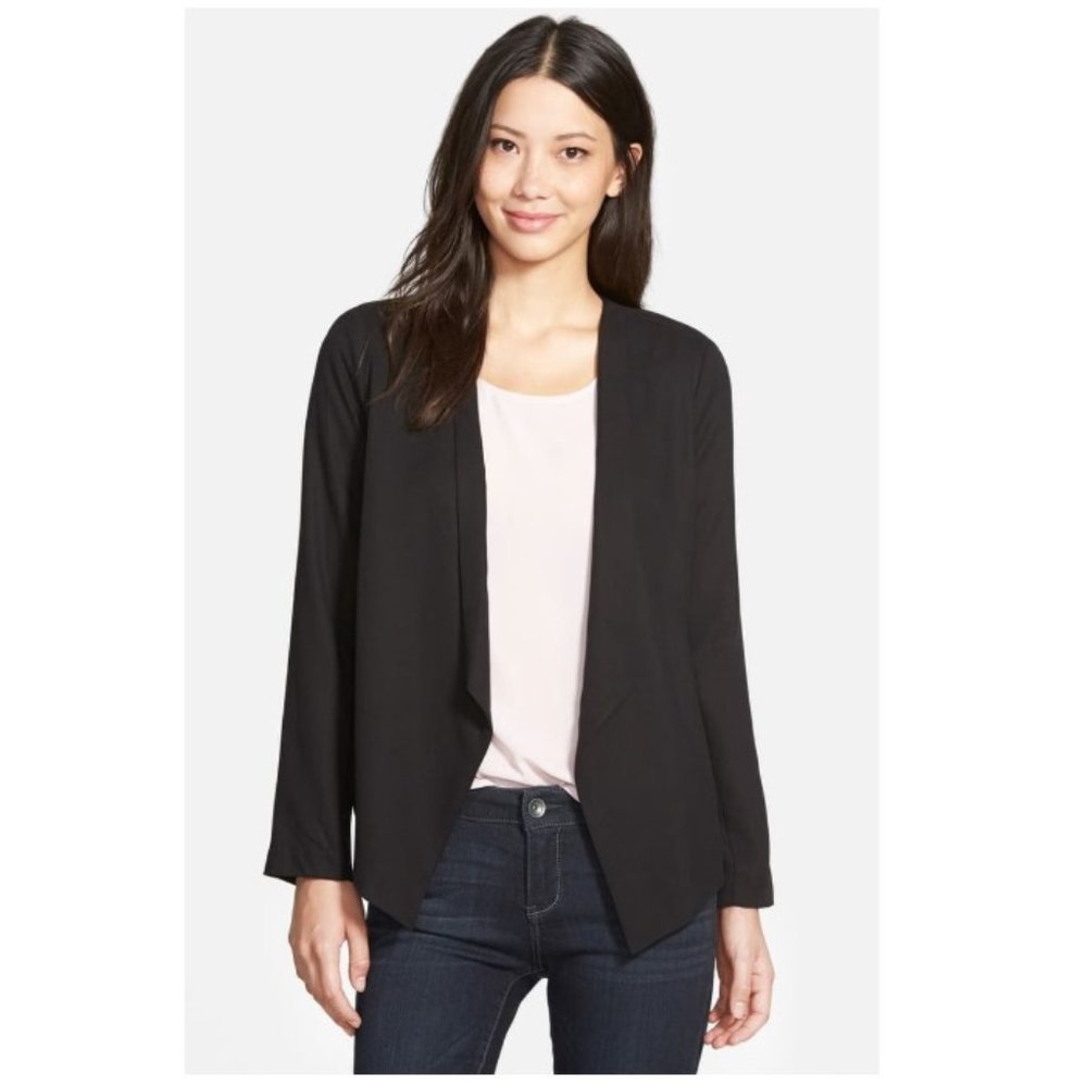 Gibson ~ Open draped blazer